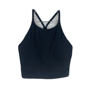 Old Navy Active Powersoft Womens Size M Black Light Support Built-in Bra NWT